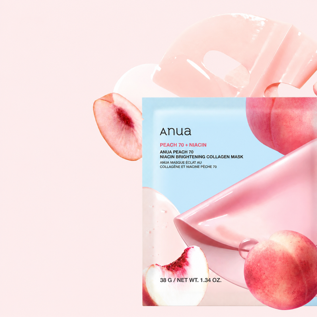 Peach 70 Niacin Brightening Collagen Mask