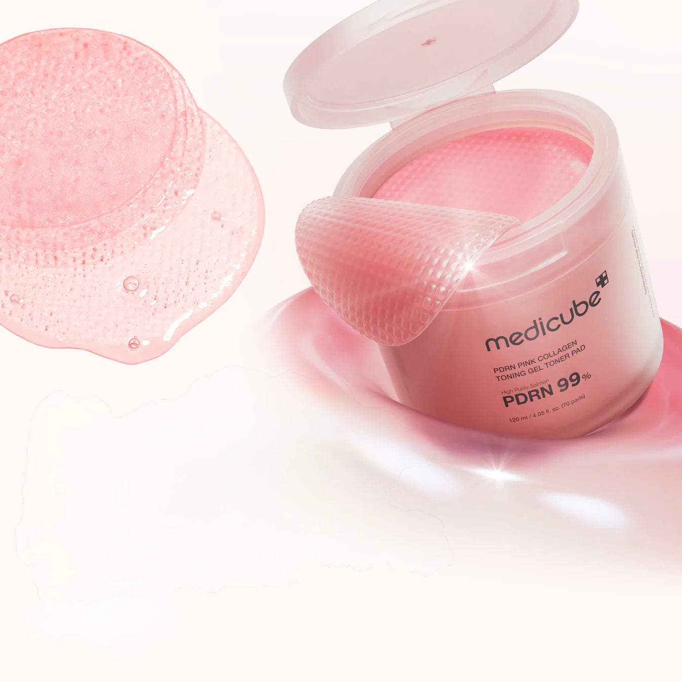 PDRN Pink Collagen Gel Toner Pad