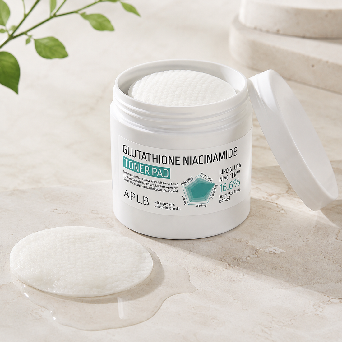 Glutathione Niacinamide Toner Pad